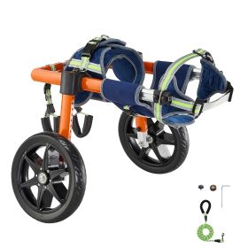 Dog Wheelchair for Back Legs, Lightweight 2 Wheels Pet Wheelchair, Height, Width & Length Adjustable, Dog Cart with Shock-Absorbing Wheels