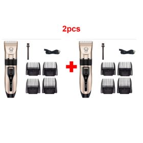 Professional Low Noise Pet Hair Clipper  Easy Grooming For Dogs & Cats (Option: Style A 2pcs)