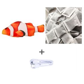 Without Cat Nip Version - Electric Jumping Fish Simulation Electric Fish Toy (Option: Style Red)