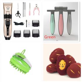 Professional Low Noise Pet Hair Clipper  Easy Grooming For Dogs & Cats (Option: SetA)