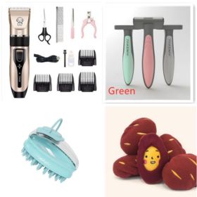 Professional Low Noise Pet Hair Clipper  Easy Grooming For Dogs & Cats (Option: SetB)